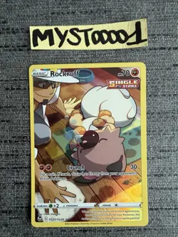Carte Pokemon Rockruff TG07/TG30 Tempete Argentee Anglais Exc - Image 1