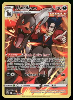 Houndoom TG10/TG30 Brilliant Stars Trainer Gallery Holo Rare English POKEMON - Image 1