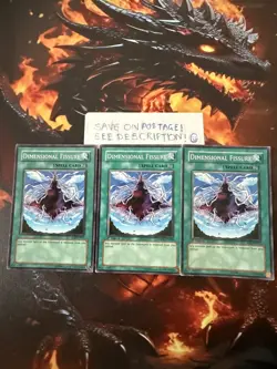 3x Dimensional Fissure Playset Mixed Sets/Edition/Rarity YuGiOh Cards! 😎 - Image 1