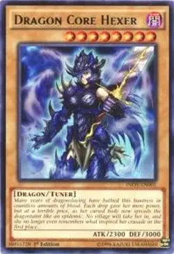 Dragon Core Hexer INOV-EN001 R Invasion: Vengeance Yu-Gi-Oh 1st Edition NM/M - Image 1