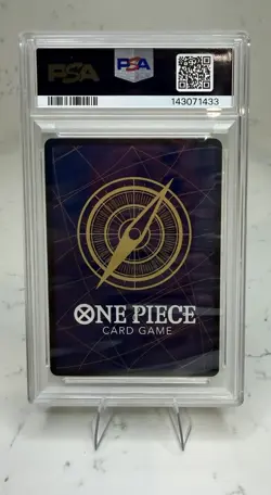 PSA 10 2025 One Piece CCG OP14 Dracule Mihawk Manga Alt Art #119 JP - Image 4