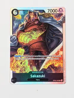 Sakazuki OP02-099 PRB-01 Premium Booster English ONE PIECE Foil SR - Image 1