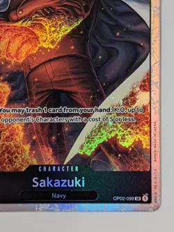 Sakazuki OP02-099 PRB-01 Premium Booster English ONE PIECE Foil SR - Image 5