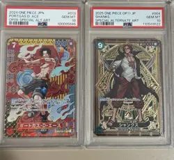 One Piece Full Mosaic Set PSA10 JAP - Nami OP01, UTA OP05, SHANKS OP11, ENEL - Image 5