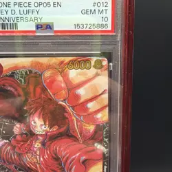 2023 ONE PIECE OP05-AWAKENING OF THE NEW ERA #012 MONKEY D. LUFFY PSA 10 - Image 3