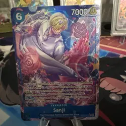 Bandai One Piece Sanji (Alternate Art) OP11-051 A Fist of Divine Speed Foil - Image 1