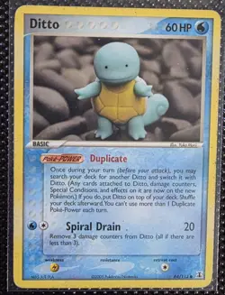 Ditto - (Squirtle) 064/113 Pokemon TCG Delta Species Regular Card Yuka Morii - Image 1