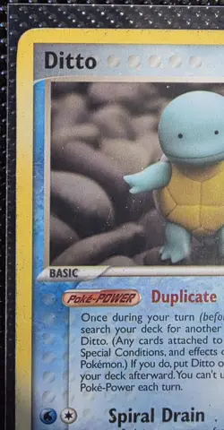 Ditto - (Squirtle) 064/113 Pokemon TCG Delta Species Regular Card Yuka Morii - Image 2
