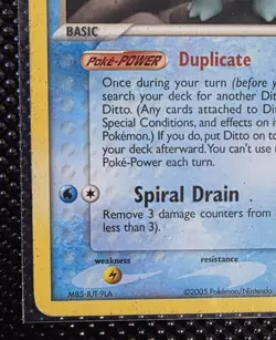 Ditto - (Squirtle) 064/113 Pokemon TCG Delta Species Regular Card Yuka Morii - Image 3