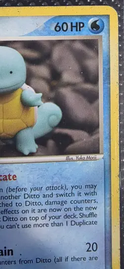 Ditto - (Squirtle) 064/113 Pokemon TCG Delta Species Regular Card Yuka Morii - Image 5