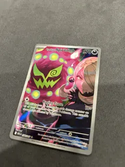 Cynthia’s Spiritomb Full Art Rare Holo 244/217 Pokemon Card Basic Spirit 2026 - Image 3