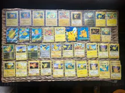 Large PIKACHU Pokemon Cards Lot MUST HAVE! Rare And Vintage - Image 1
