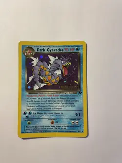 Pokemon Dark Gyarados Prerelease Wotc Promo Holo Promo 8/82 70 HP Card - Image 1