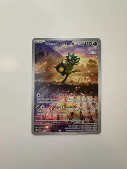 Pokemon TCG Teal Mask Ogerpon 123 Scarlet & Violet Promo Card Holo - Image 1