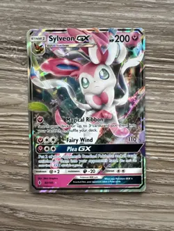 Pokemon TCG Sylveon GX Guardians Rising Holo Ultra Rare Card 92/145 - Image 1