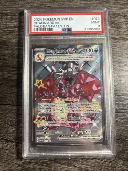 Charizard ex 074 Sv: Scarlet & Violet Promo Cards Holo PSA 9 - Image 1