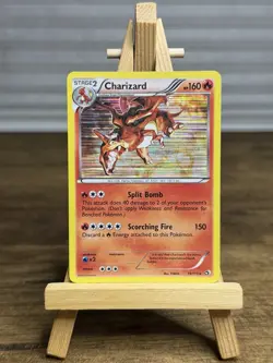 Charizard - 19/113 Legendary Treasures Holo Rare Pokemon Card - Image 1