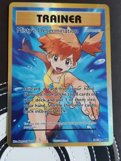 Misty's Determination Trainer Card (Full Art) 108/108 Evolutions Holo - Image 1