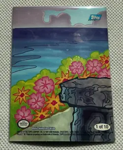 2000 Pokemon The Movie Slowking & Ash Topps Sticker Card #1 of 10 - Image 2