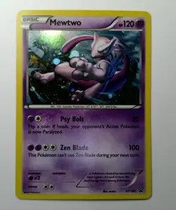 Mewtwo - XY100 - Pokemon XY Promo Holo Rare Card NM - Image 1