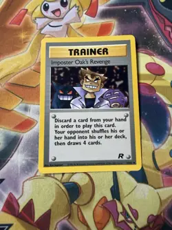 Imposter Oak's Revenge - Team Rocket 76/82 Pokemon Card NM - Image 1