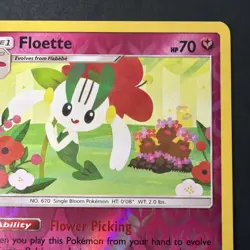 Floette 151/236 Cosmic Eclipse Pokemon TCG Reverse Holo Card NM Beautiful Card - Image 2