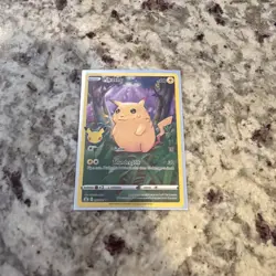 Pokemon Pikachu TCG Celebrations Card 005/025 25th Anniversary - Image 1