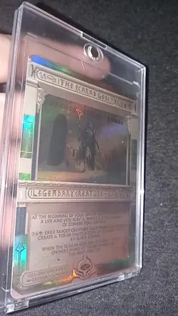 MTG The Scarab God Foil Alternative Art Amonkhet Invocations 053/054 2017 - Image 2