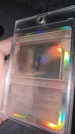 MTG The Scarab God Foil Alternative Art Amonkhet Invocations 053/054 2017 - Image 3