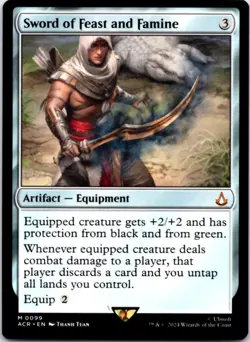 Sword of Feast and Famine Universes Beyond: Assassin's Creed, 99 NM - Image 1