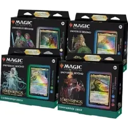 Commander Deck Lord of the Rings Tales Middle Earth LTR MTG Set of 4 Decks - Image 1