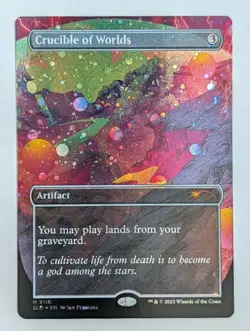 Crucible of Worlds ◆Galaxy Foil◆ 2110 Alien Auroras Secret Lair Drop SLD MTG NM - Image 1
