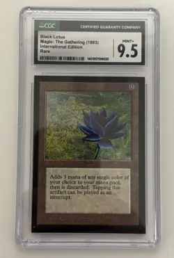 Black Lotus (CGC GEM MINT+ 9.5) - MTG International Collectors' Edition (CE/IE) - Image 2