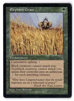Elephant Grass LP* Visions ENGLISH vintage mtg -UnltdCards - Image 1