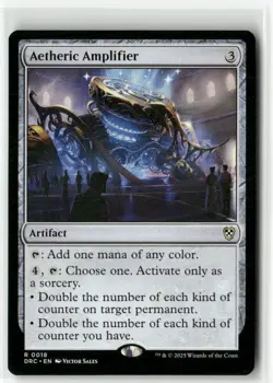 Aetheric Amplifier 18 Non-Foil NM MTG Commander: Aetherdrift Magic - Image 1