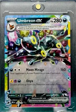 Umbreon RARE HOLO REFRACTOR FOIL POKEMON CARD POKEMON TCG TRADING CARD GAME MINT - Image 1