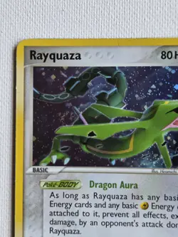 Rayquaza EX Deoxys Holo Rare 22/107 2005 LP Pokemon Card - Image 4