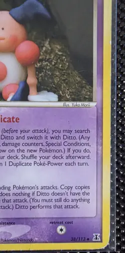 Pokemon TCG Ditto Mr.Mime Delta Species 38/113 Yuka Morii - Image 3
