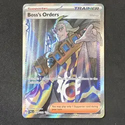 Pokemon TCG Boss's Orders Ghetsis 248/193 Paldea Evolved Full Art Ultra Rare Ho… - Image 1
