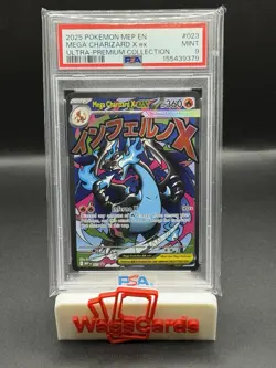 2025 Pokemon Mega Charizard X ex Promo #023 PSA 9 Ultra Premium Box - Image 1