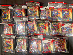 Pokemon TCG Phantasmal Flames 17 SEALED Q1 Mini Portfolios & Booster Packs LOT - Image 1