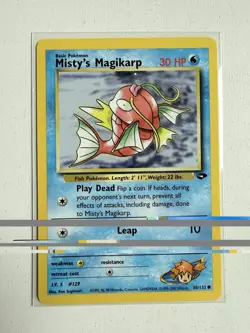 Misty's Magikarp 88/132 Common Gym Challenge Pokemon Unlimited Free shipping - Image 1