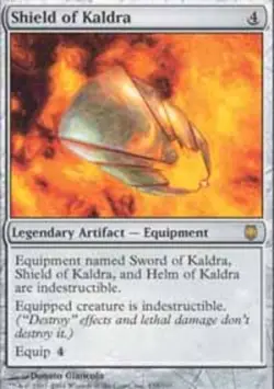 1 x Shield of Kaldra - Darksteel - Light Play - MTG - Image 1