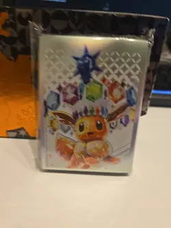 65 Ct Eevee Prismatic Evolutions ETB Card Sleeves | New, Sealed Pokemon - Image 1