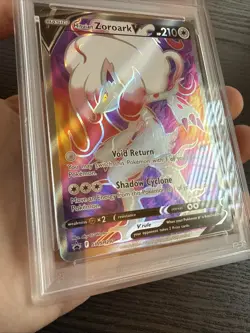Hisuian Zoroark V Full Art SWSH297 Black Star Promo 2022 Pokemon PSA 9 Mint - Image 4
