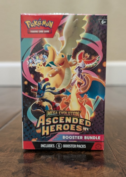 Pokemon ME Ascended Heroes Booster Bundle Sealed Mega Evolution 6 Pack NEW - Image 1
