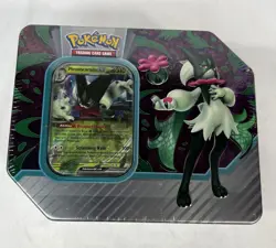 Paldea Partners Tin Meowscarada ex Scarlet Violet Pokemon TCG Sealed New - Image 1