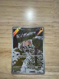 Pokemon Swinub Full Art Holo 165/159 JTG Basic Beast HP 70 2025 - Image 3