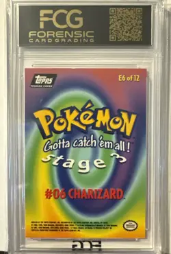 1999 Topps Pokemon Movie #E6 #6 Charizard💎💎 - Image 3