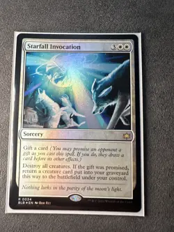 MTG Starfall Invocation Bloomburrow Near Mint Foil - Image 1